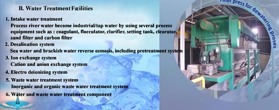 Water Treatment Chemicals and Facilities